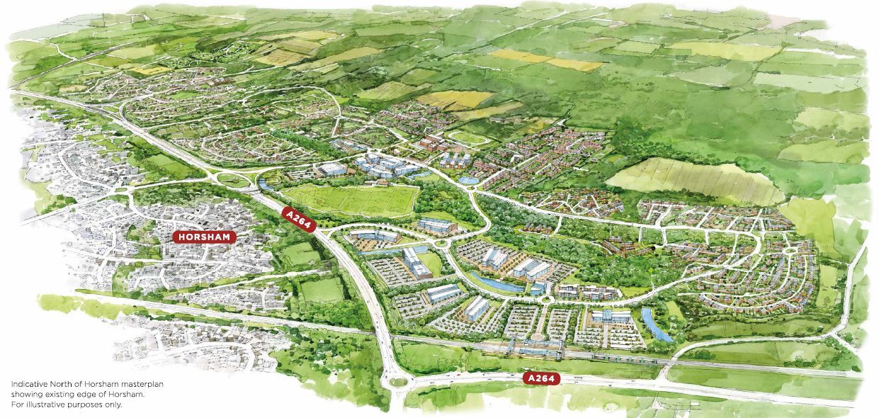 £1bn neighbourhood of 2,750 homes and giant business park approved