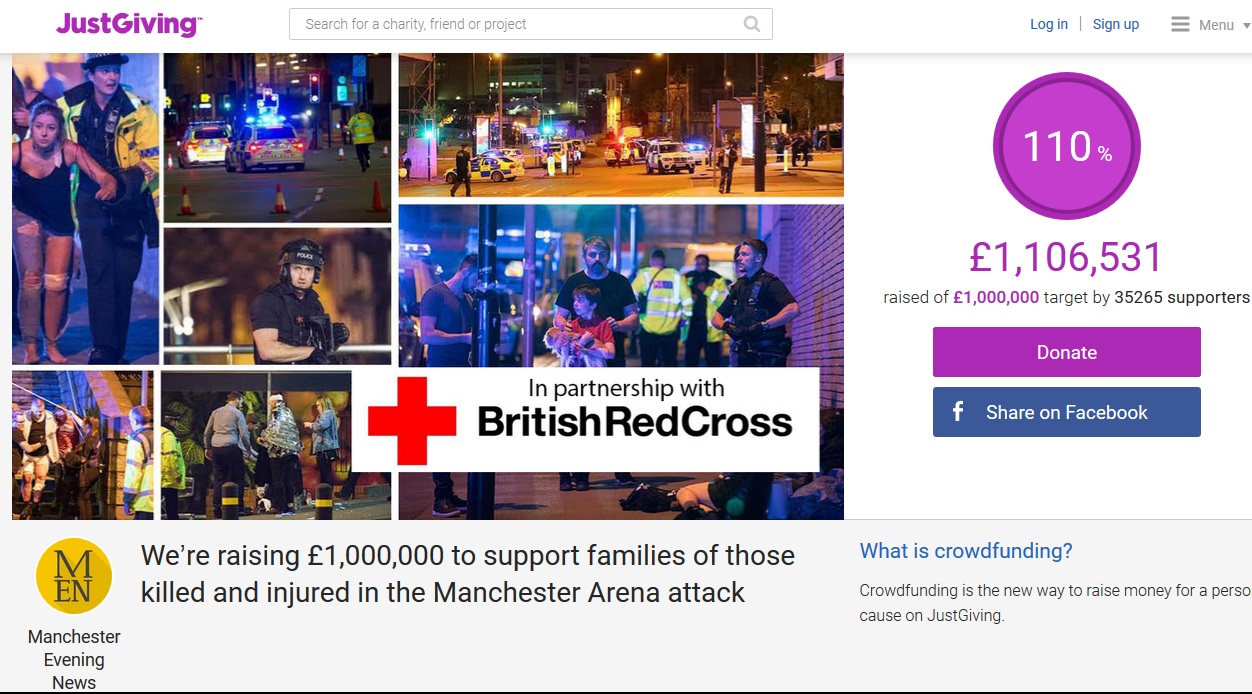 We stand together - Support for Manchester Evening News' terror attack fundraising appeal