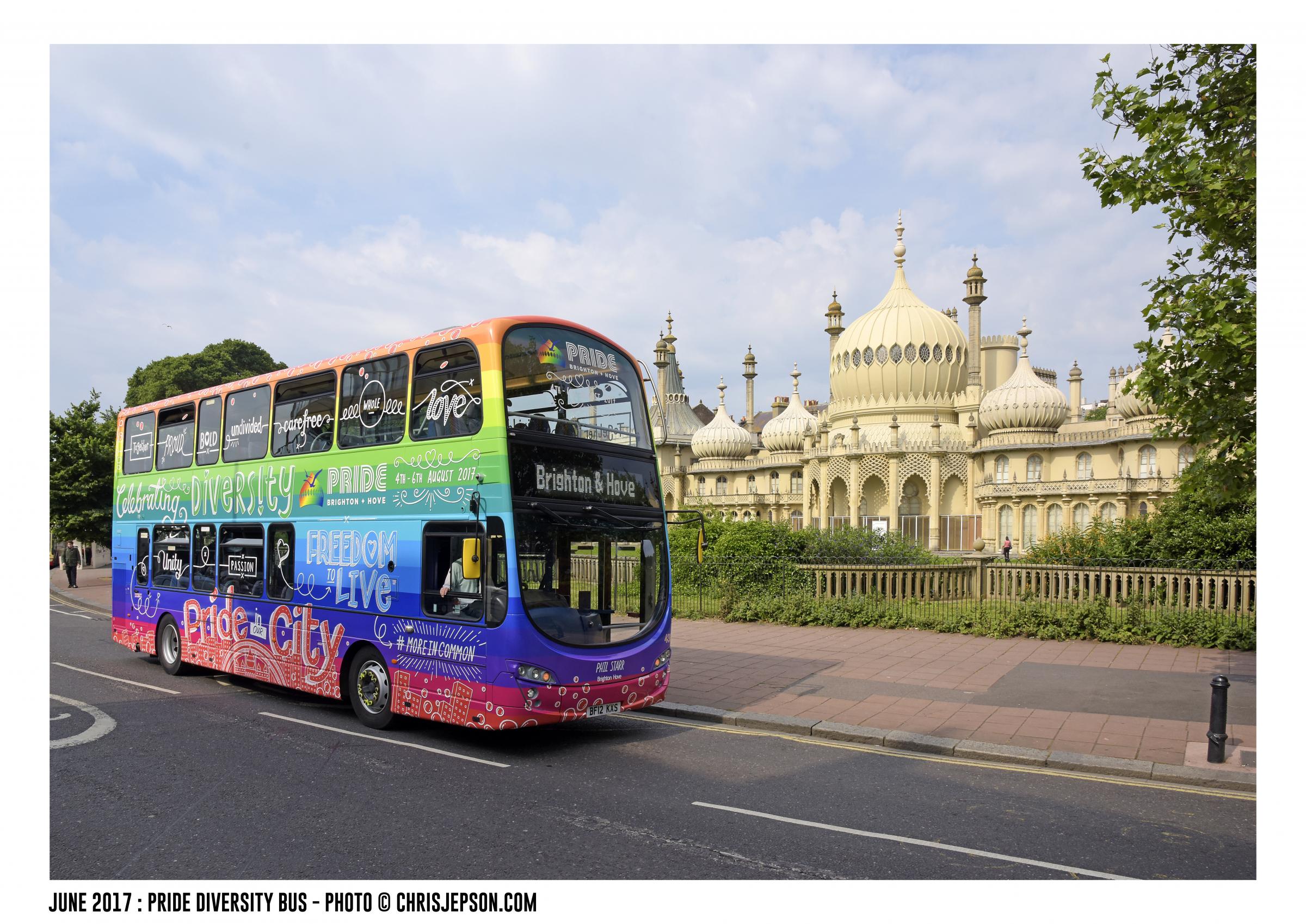 Diversity Bus is launched ahead of Brighton Pride 2017