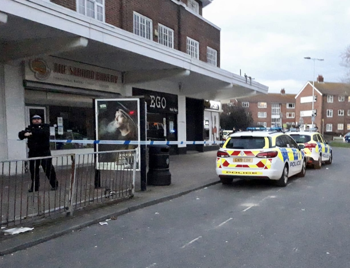 Sussex Police have been called to an incident in The Strand, Worthing, this evening