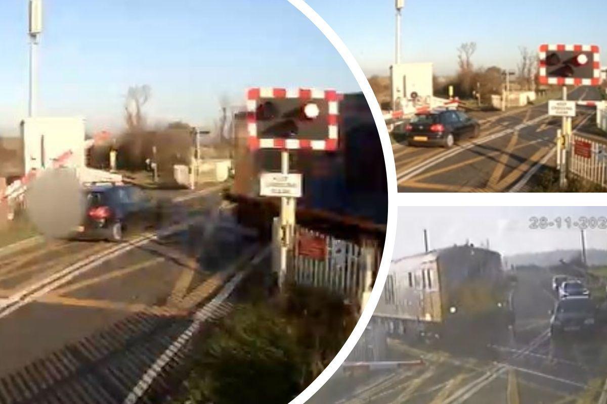 Video Sussex Level Crossing Careless Driver Andrew Bryant The Argus