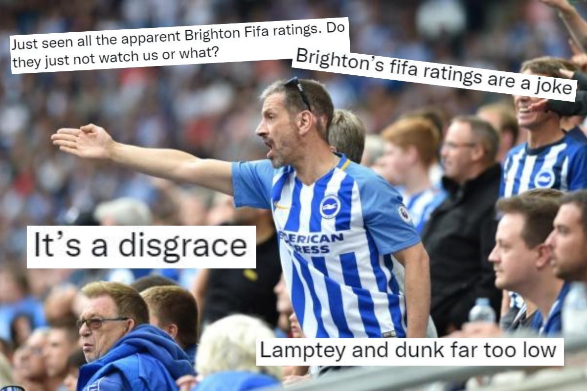 Albion fans react to Brighton FIFA 22 player ratings
