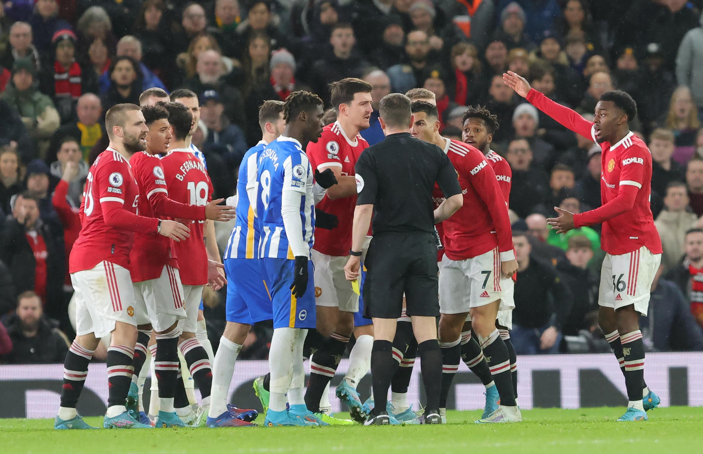 Manchester United fined by FA over Lewis Dunk incident