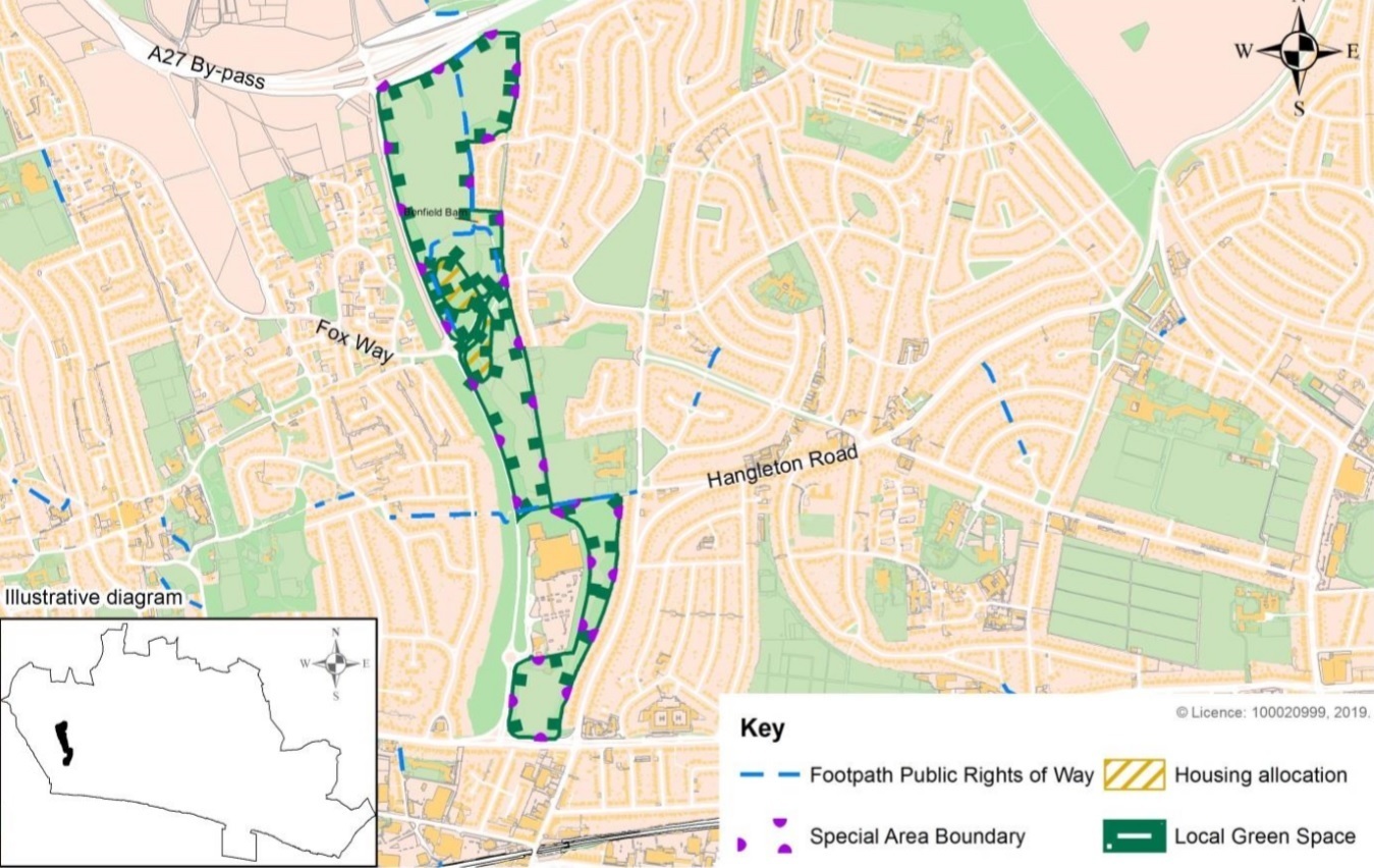 Benfield Valley proposed development area