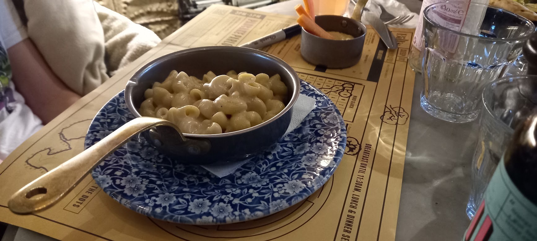 the mac and cheese