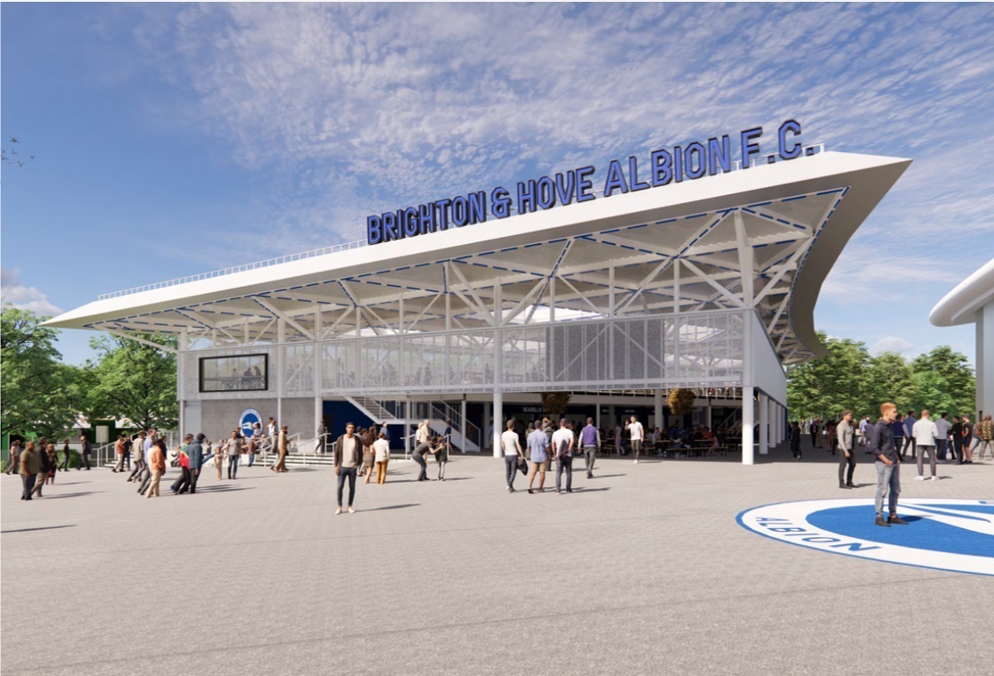 Brighton and Hove Albion's fan zone plans