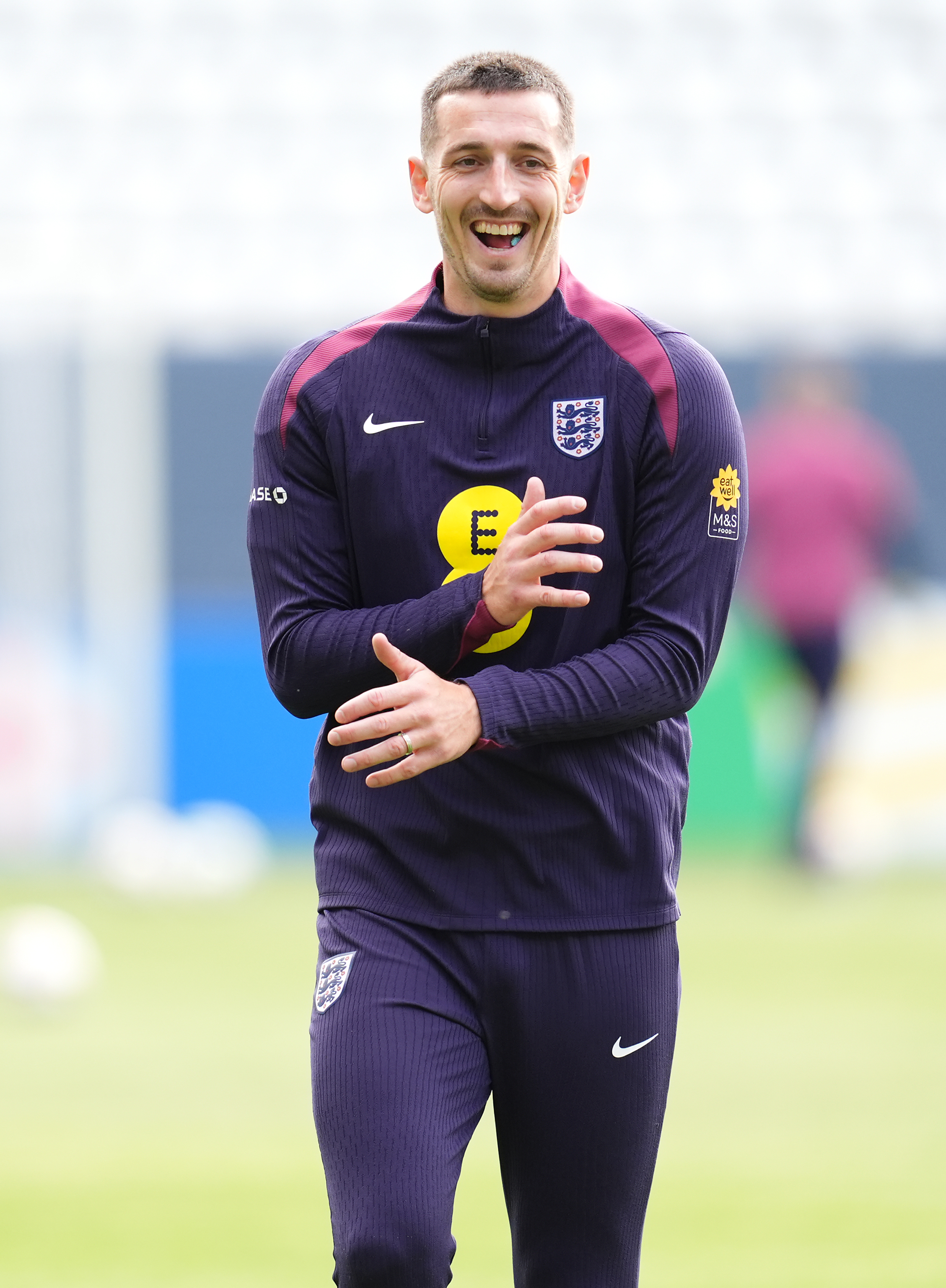 Brighton's Lewis Dunk trains with England ahead of Euro 2024