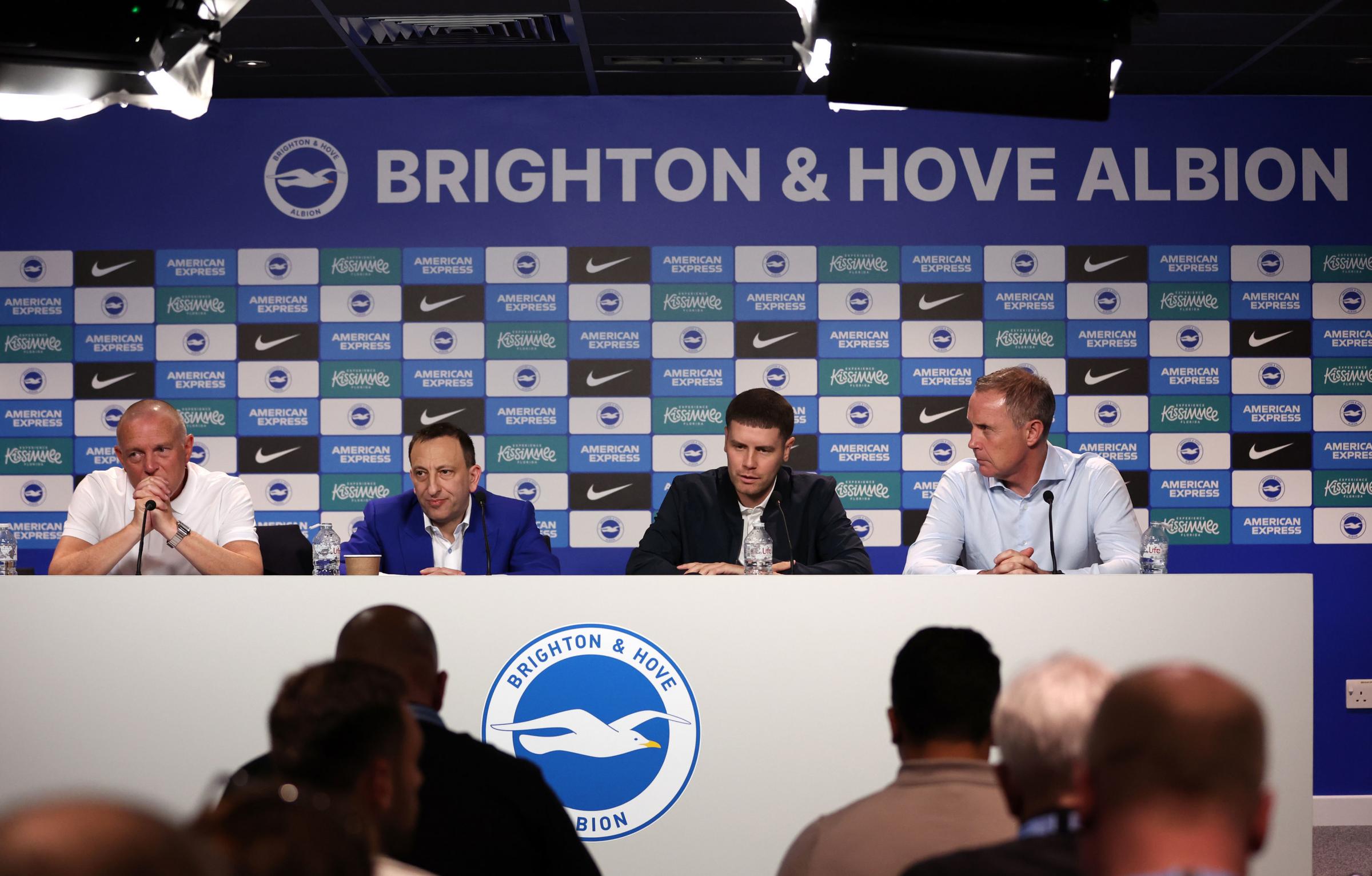 Fabian Huerzeler takes  questions at first Brighton press conference