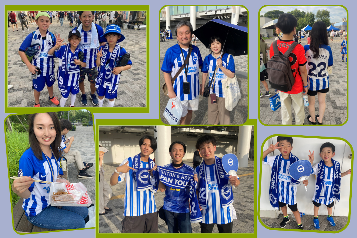 Kaoru Mitoma and Brighton fans turn out in force in Tokyo