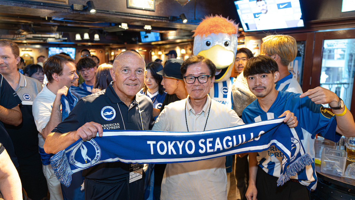 Brighton fan Kazuo Sobajima says Japan trip was extra special