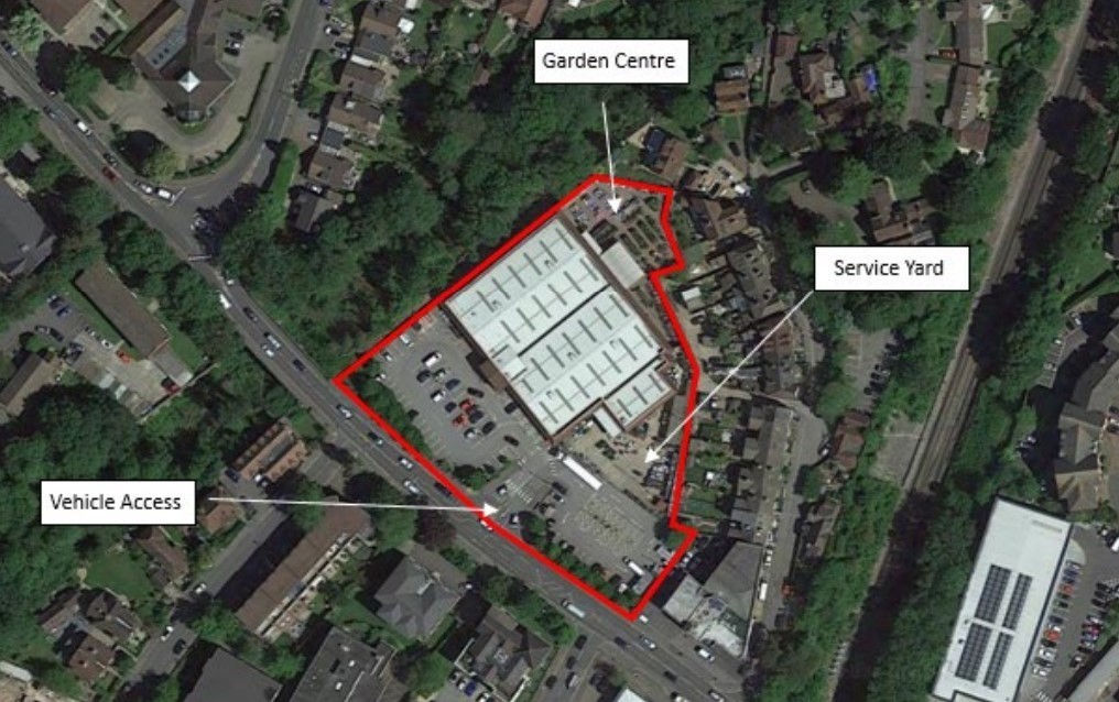 Plans to demolish a former Homebase in East Grinstead and replace it with a branch of Lidl are to be considered by Mid Sussex District Council. Image: Mono Architectural Design