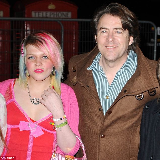 Popular British television personality Jonathan Ross with her lesbian daughter Betty Kitten