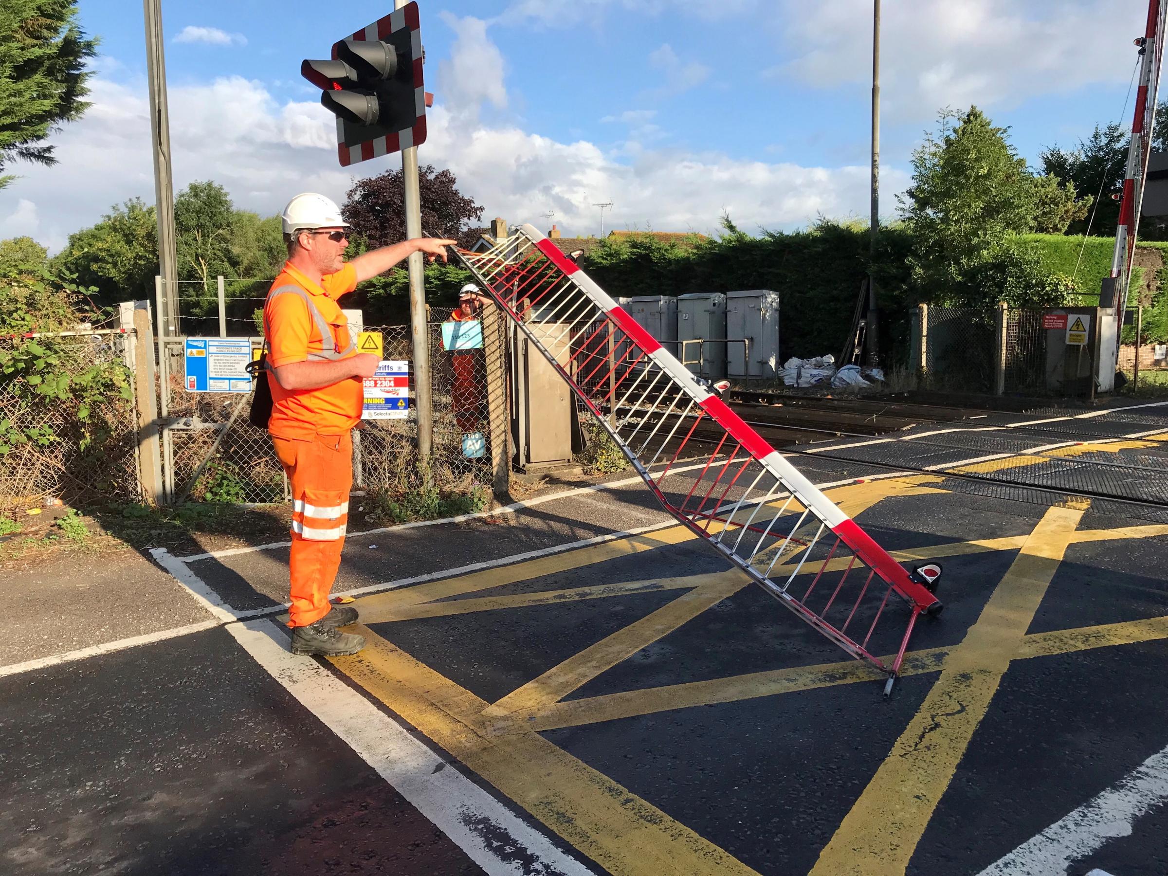 Car Destroys Level Crossing Barrier On 9 The Argus