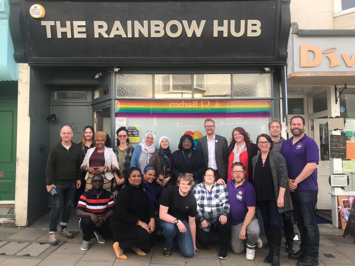 Diane Abbott Visits Lgbt Refuge In Brighton The Argus